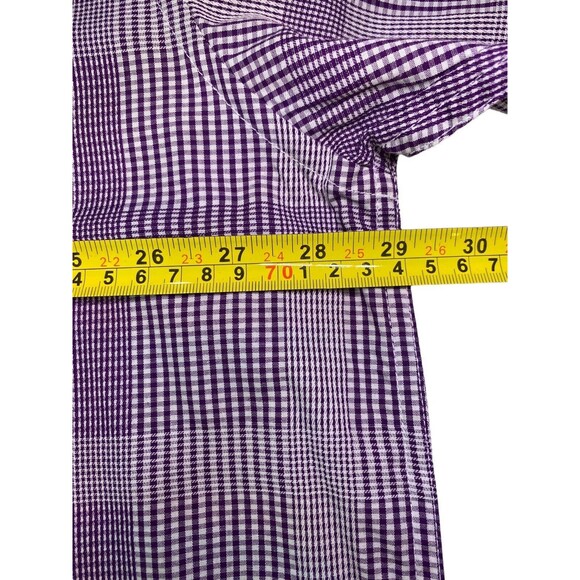 Rocawear Mens Button Up Shirt Size 4x Purple striped RN106374 Authentic - Picture 7 of 14